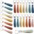 Fumete 24 Pcs Inspirational Keychain Gift Employee Appreciation Gift for Women Motivational Key Rings Thank You Keychain(Bright Color)