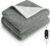 Heated Blanket Electric Throw Blanket with 5 Heat Settings, 10H Auto-Off, 50″x60″ Soft Wave Fleece for Couch, Bed & Office, ETL Certified