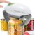 Higher Torque and One Touch Electric Jar Opener Easy Remove Almost Size Lid with Auto-Off, Powerful Bottle Opener for Arthritic Hands, Automatic Jar Opener for Weak Hands and Seniors (White)