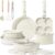 GiPP Ceramic Pots and Pans Set Non Stick, Nonstick Detachable Handle Cookware Sets, Healthy Non Toxic PFAS PFOA & PTFE Free, Dishwasher ＆Oven Safe, Induction Kitchen Pot and Pan, 21 Piece Cream