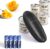 CIRCLE JOY Electric Can Opener, One-Touch Automatic Can Opening with Smooth Edges, Food Safety Handheld Battery-Operated Can Opener for Kitchen and Seniors, Black