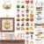 48 Pcs Easter Bee Day Tiered Tray Decor Spring Summer Interchangeable Seasonal Home Decor Wooden Signs 17 Themes Tiered Tray Decorations Set Year Round Holiday Decoration for Home