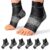 6 Pairs Plantar Fasciitis Socks for Men & Women, Ankle Brace Compression Socks with Arch Support for Achilles Tendonitis, Heel Pain, Swelling & Arthritis Relief, Black, X-Large