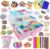 Itopstar 3000 Kids Arts and Crafts Supplies for Kids Crafting Supply in 3 Layered Plastic Art Box All in One Ages 8 9 10 11 & 12 Year Old Girls & Boys Crafting Supply Set
